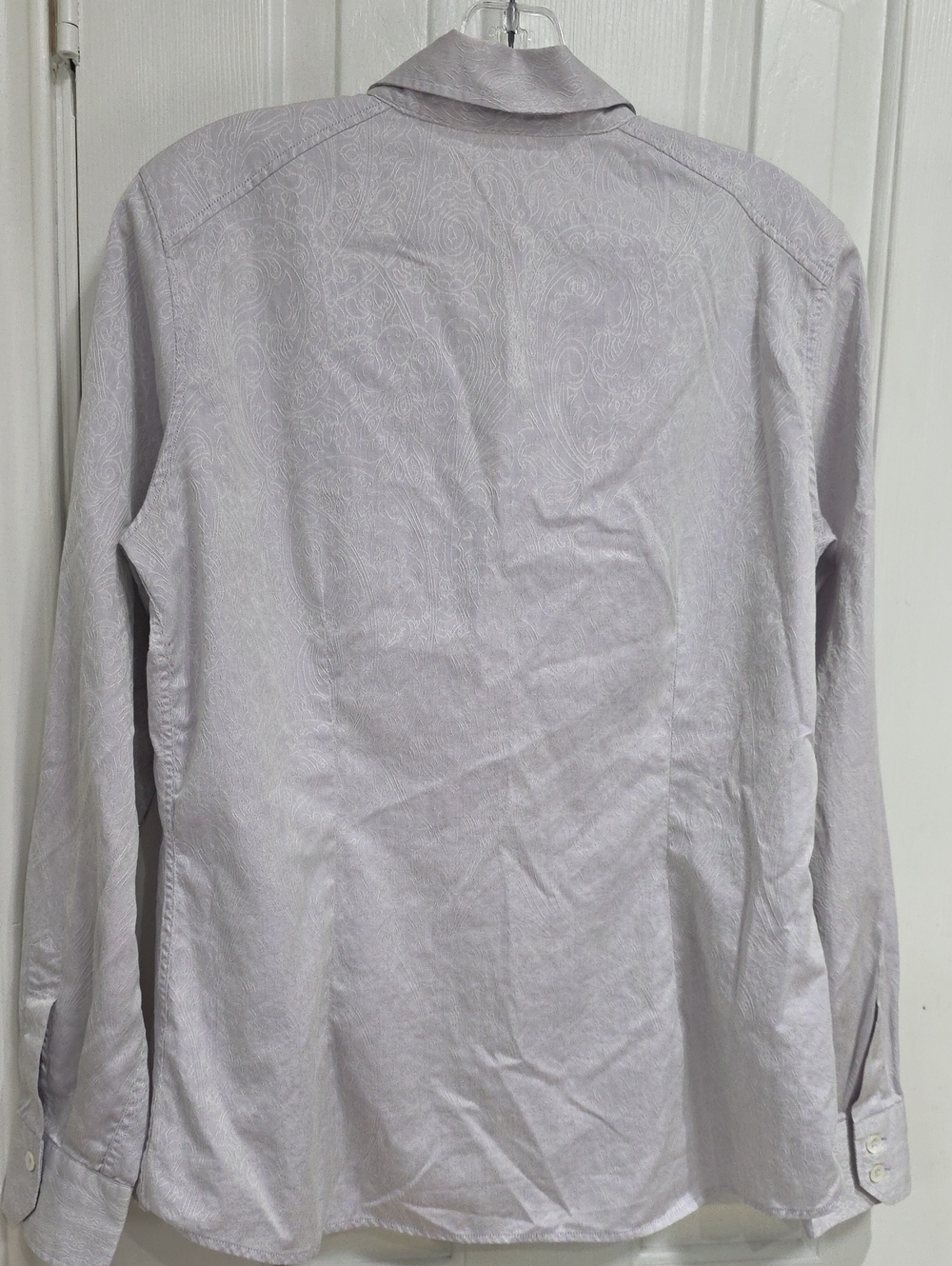 #460 ETRO Lavender Paisley Button-Down Shirt 48 - Picture 8 of 14